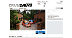 Desktop Screenshot of dreamgarage.com