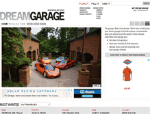 Tablet Screenshot of dreamgarage.com